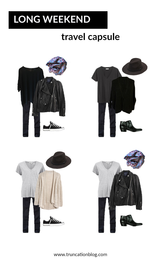 Karin Rambo of truncationblog.com shares her long weekend travel capsule