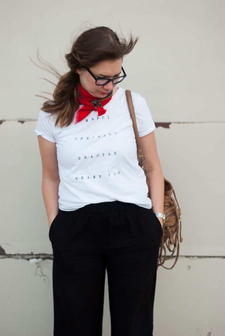Karin Rambo of truncationblog.com shares a summer capsule outfit with easy seperates