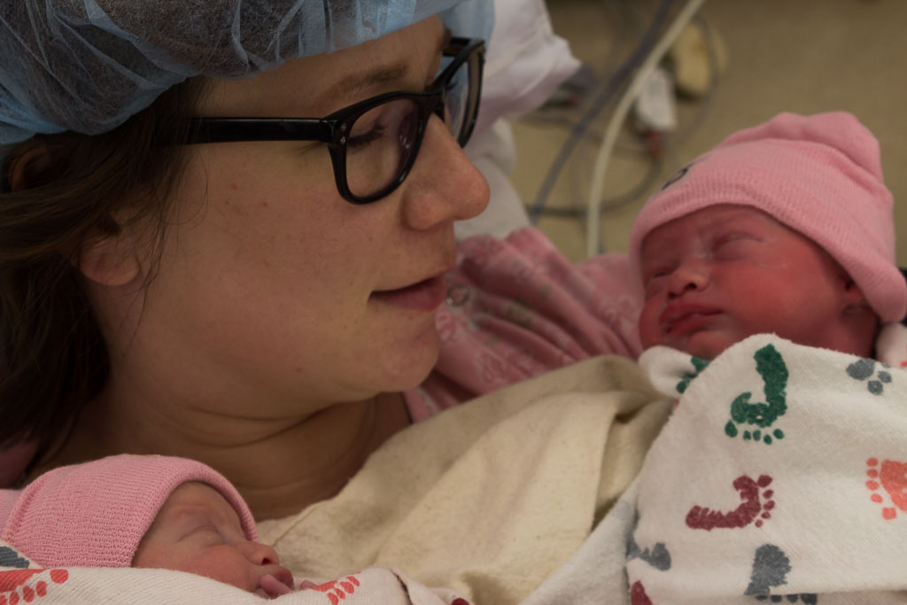 Elanor and Rose: a Twin Birth Story Karin Rambo of Truncationblog.com shares her twin birth story