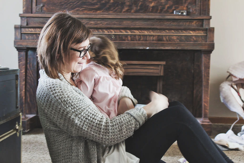 Karin Rambo of truncationblog.com shares her postpartum fashion and where to find ethically made leggings