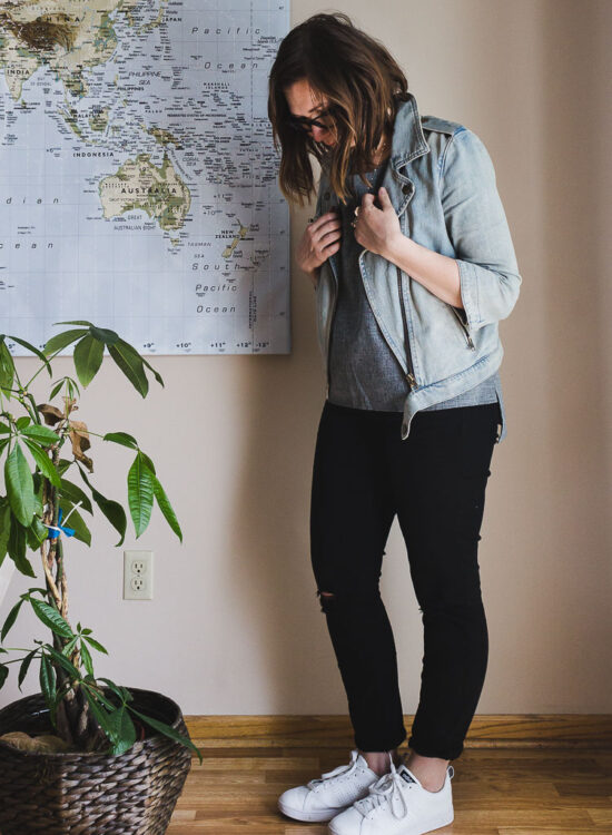 Karin Rambo of truncationblog.com shares her tips for postpartum fashion