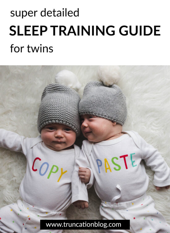 Super Detailed Sleep Training Guide for Twins