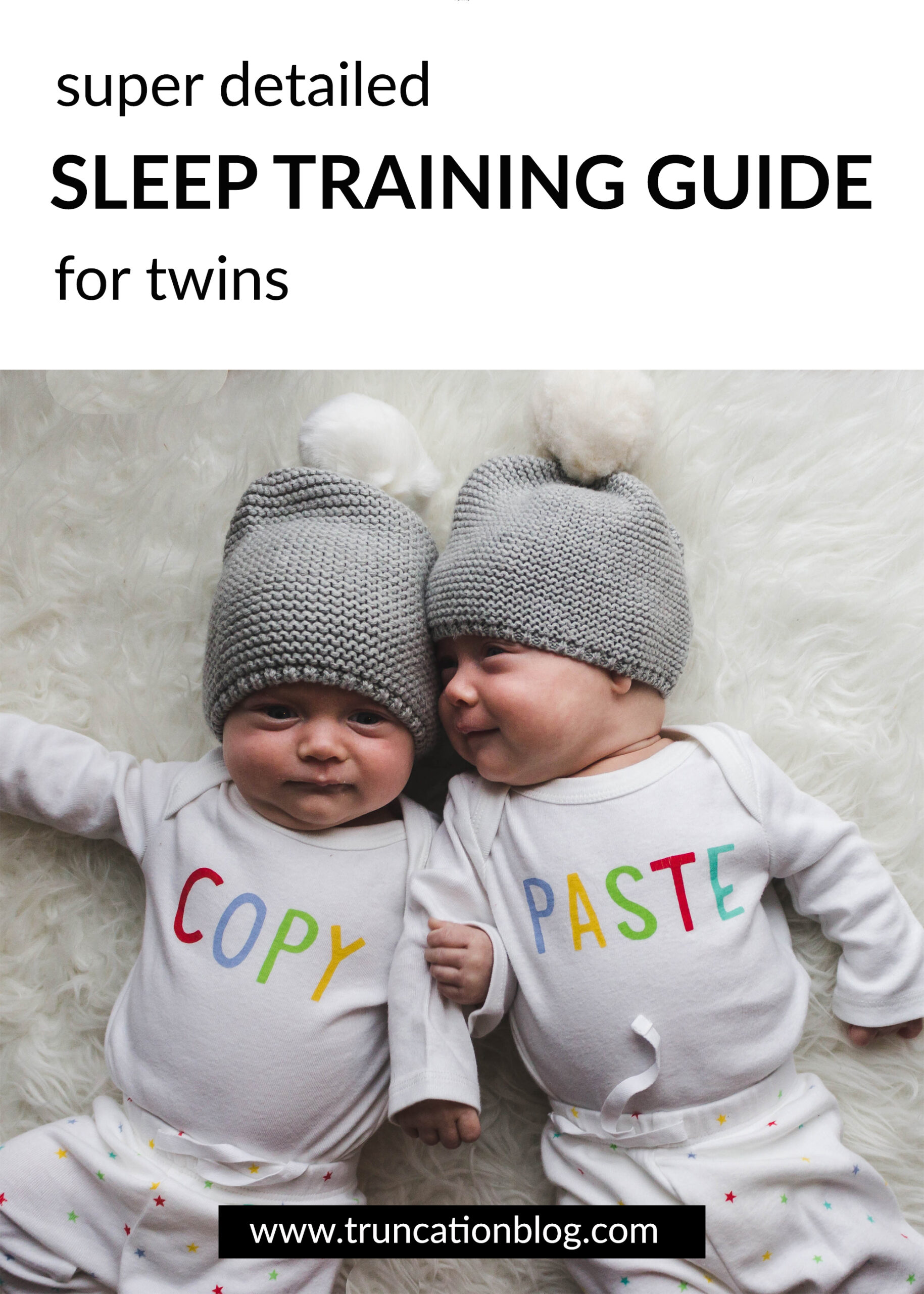 Super Detailed Sleep Training Guide for Twins