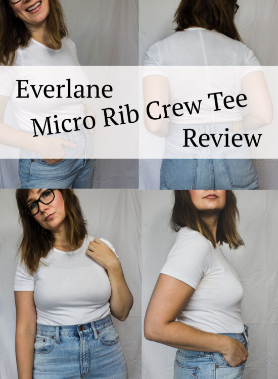 Everlane Micro Rib Crew Tee Review: Includes Video