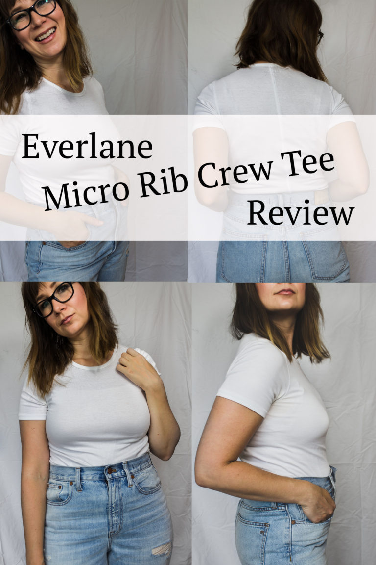Everlane Micro Rib Crew Tee Review: Includes Video