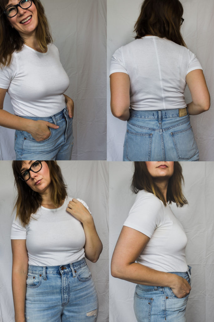Everlane T-Shirt Showdown Review: The Cotton V & the Micro Rib
