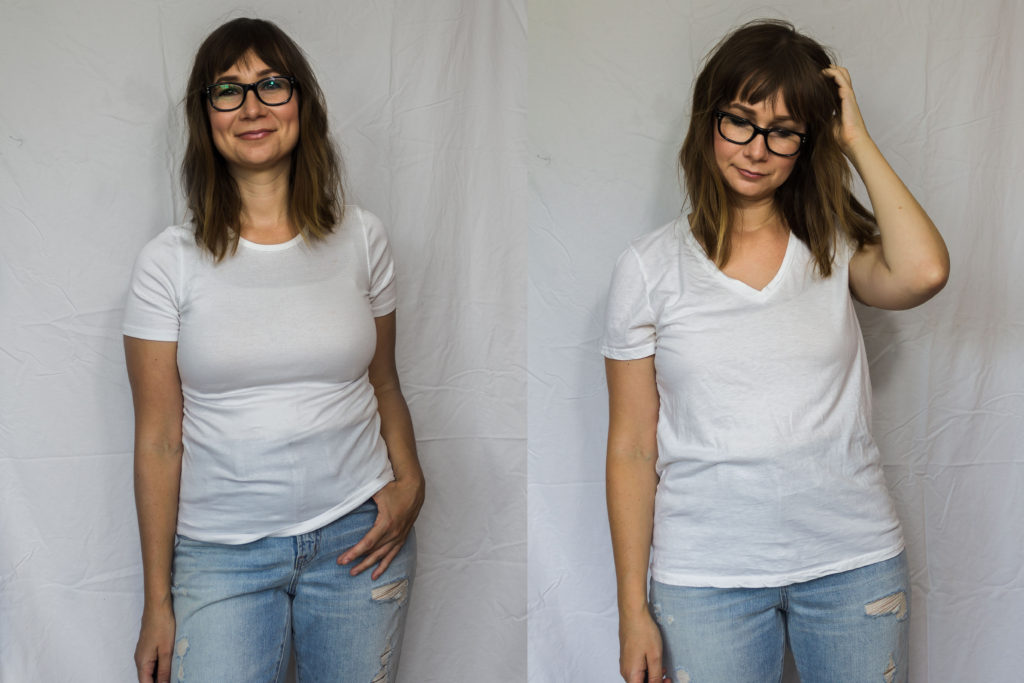 Everlane T-Shirt Showdown Review: The Cotton V & the Micro Rib Everlane T-Shirt Showdown Review: The Cotton V & the Micro Rib