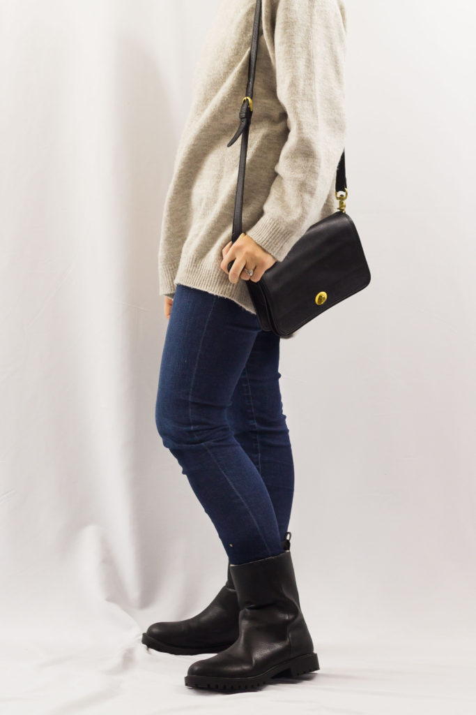 Black Boots and a Tan Slouchy Sweater-3 Black Boots and a Tan Slouchy Sweater-1