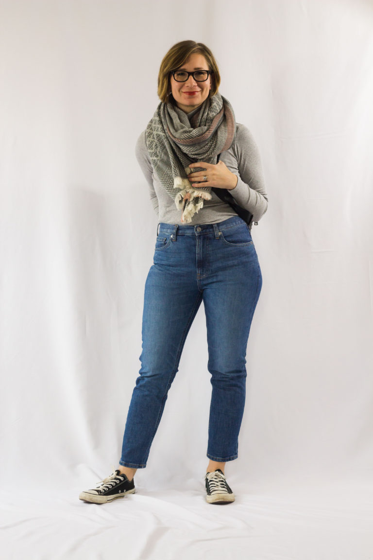 Winter '18 Capsule Outfit No: 6 Turtleneck and Converse