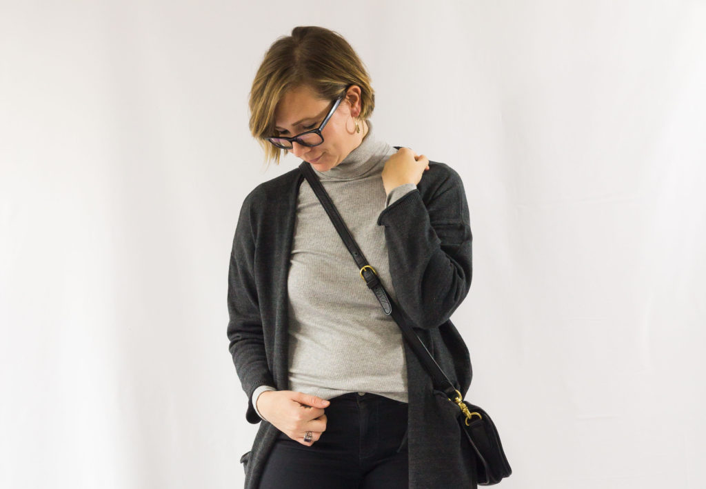 Long Cardigan and Turtleneck-1
