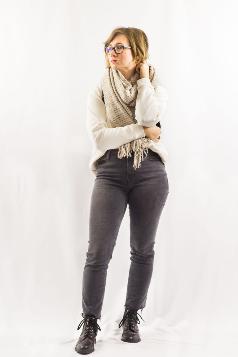 Mom Jeans and Ankle Boots