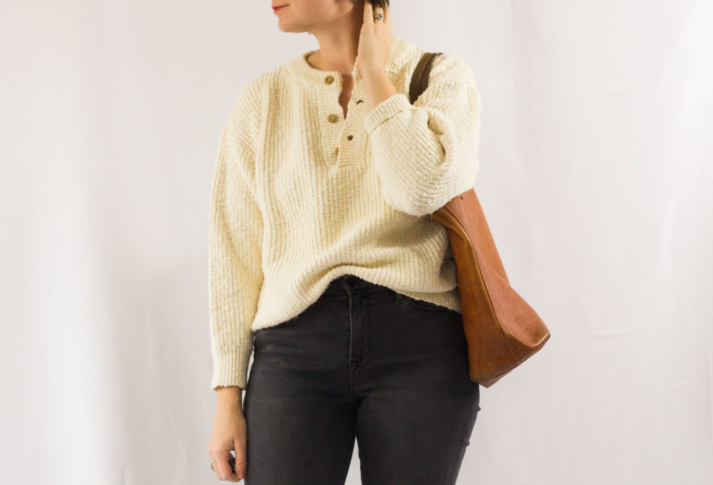 Mom Jeans and a Vintage Sweater -1 Mom Jeans and a Vintage Sweater