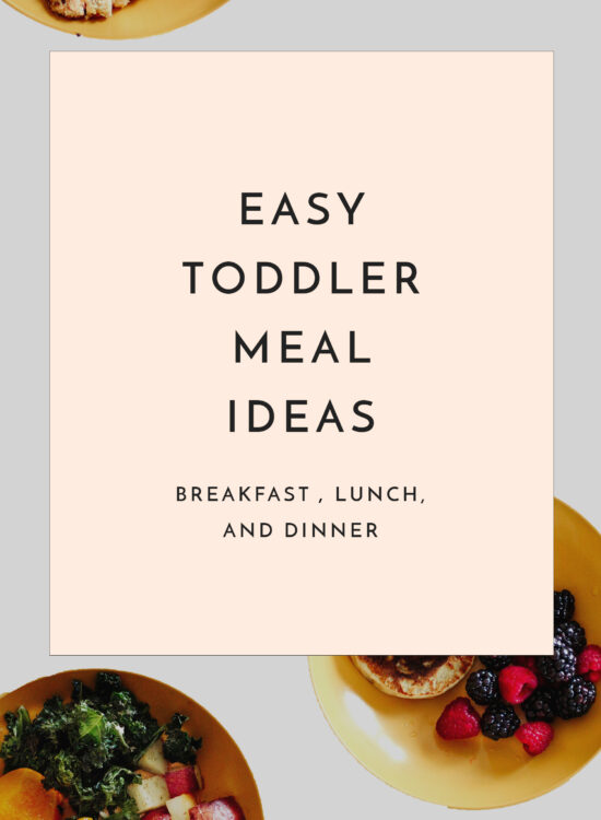 Easy Toddler Meal Ideas for Breakfast Lunch and Dinner