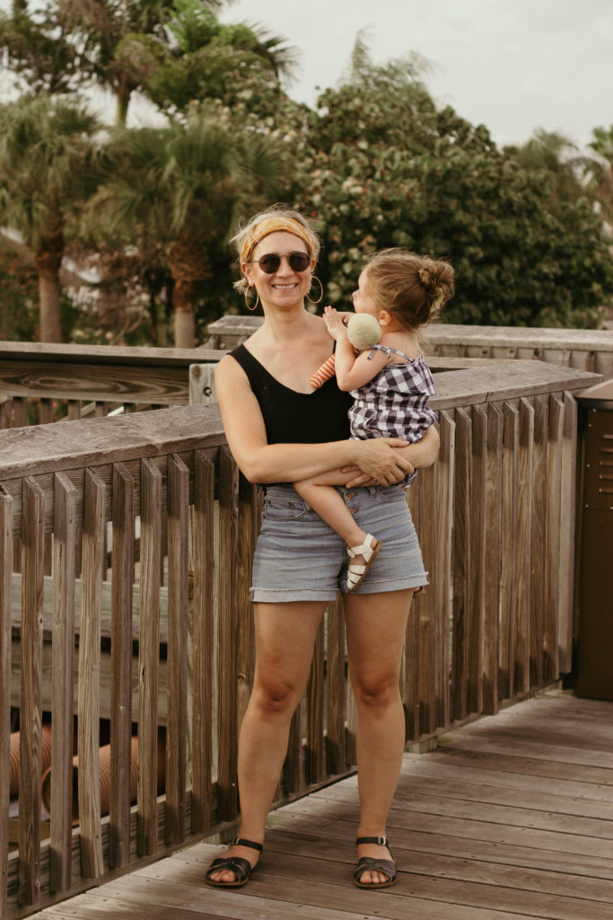 Florida Trip Post One: Beach Walking and Tired Babies