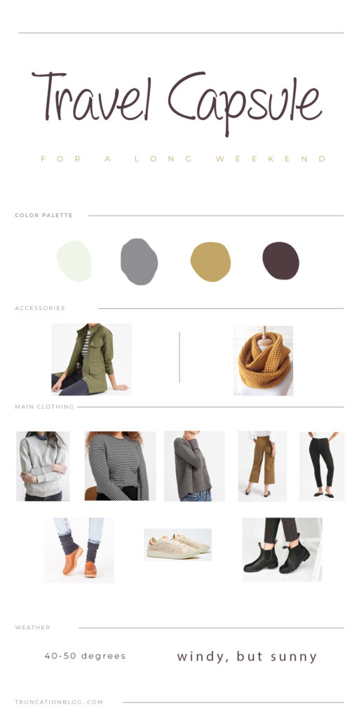 Packing for a Long Weekend + Outfit Combos Packing for a Long Weekend + Outfit Combos