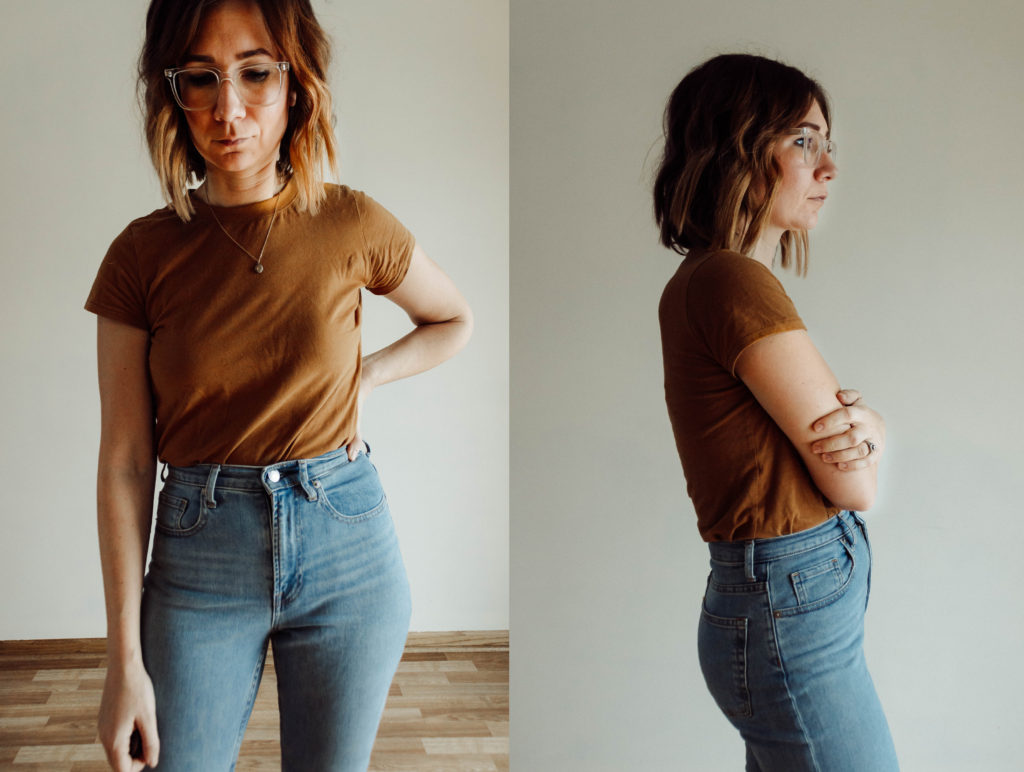 Everlane Denim Guide, Everlane Denim Review, Light Wash Jeans, Cheeky Jeans, Straight Leg Jeans, High Waisted Jeans