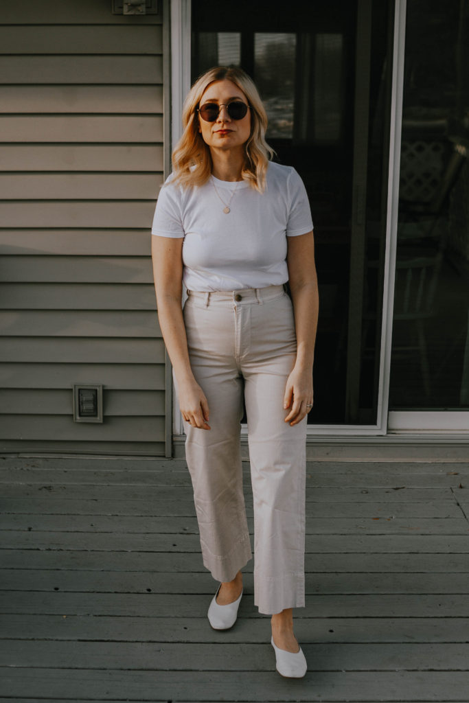 Everlane Review: the Wide Leg Chino