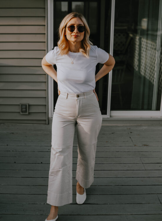 Everlane Review: the Wide Leg Chino