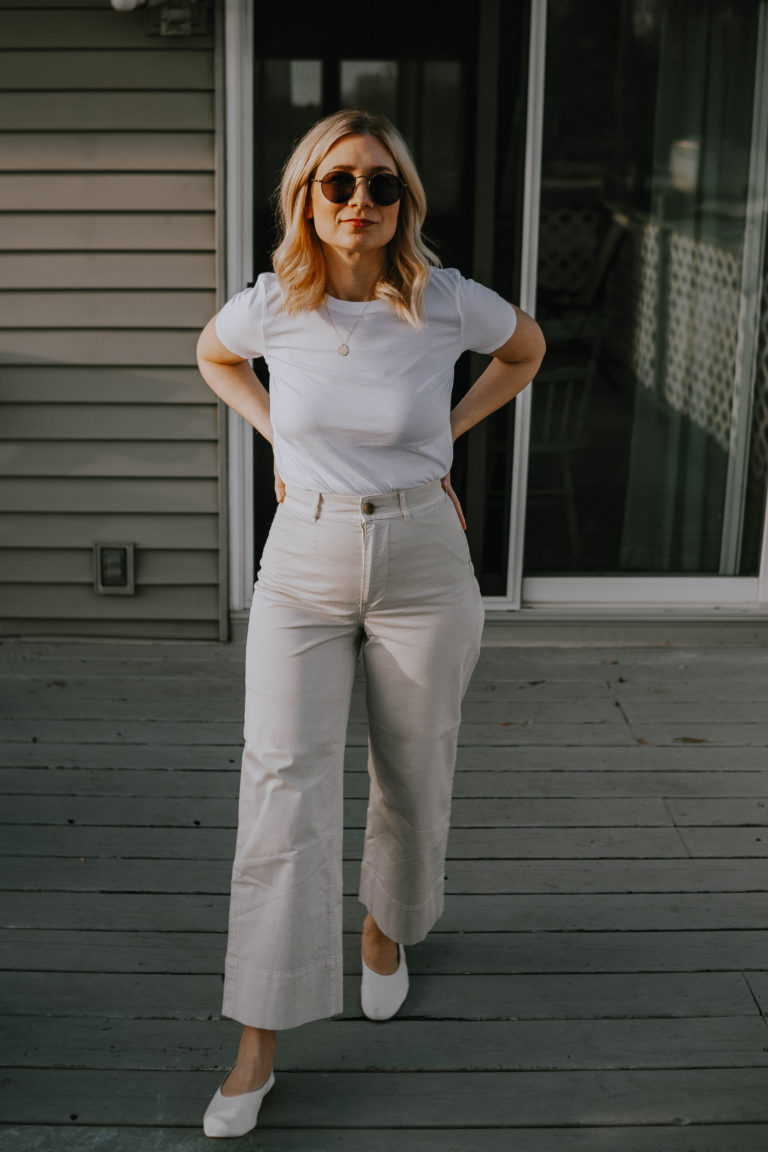 Everlane Review: the Wide Leg Chino