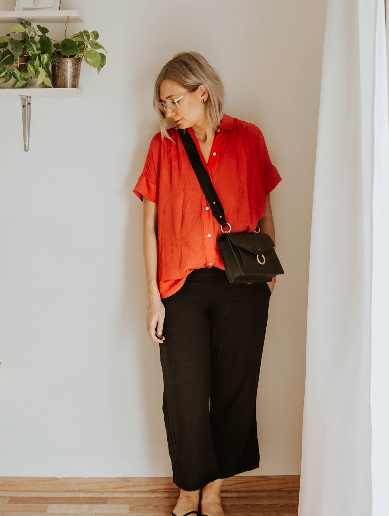 30 Days of Summer Style Day 13: The Red Blouse