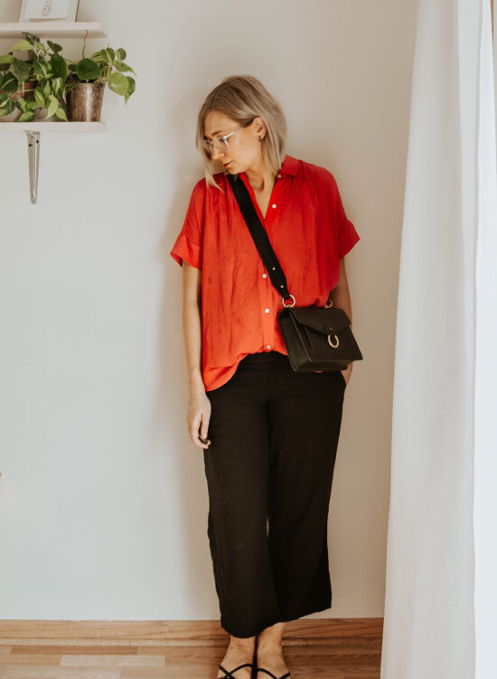 30 Days of Summer Style Day 13: The Red Blouse