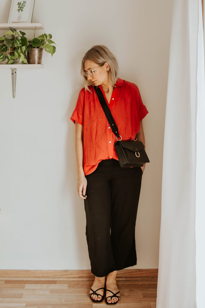 30 Days of Summer Style Day 13: The Red Blouse