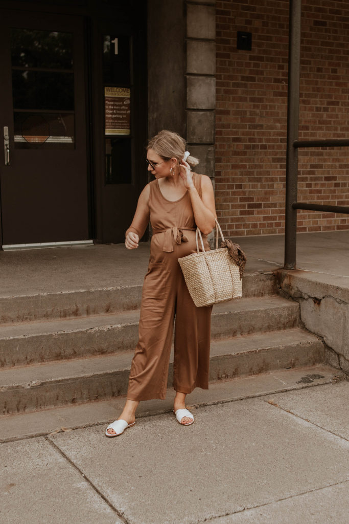 30 Days of Summer Style Day 15: Everlane Luxe Cotton Jumpsuit