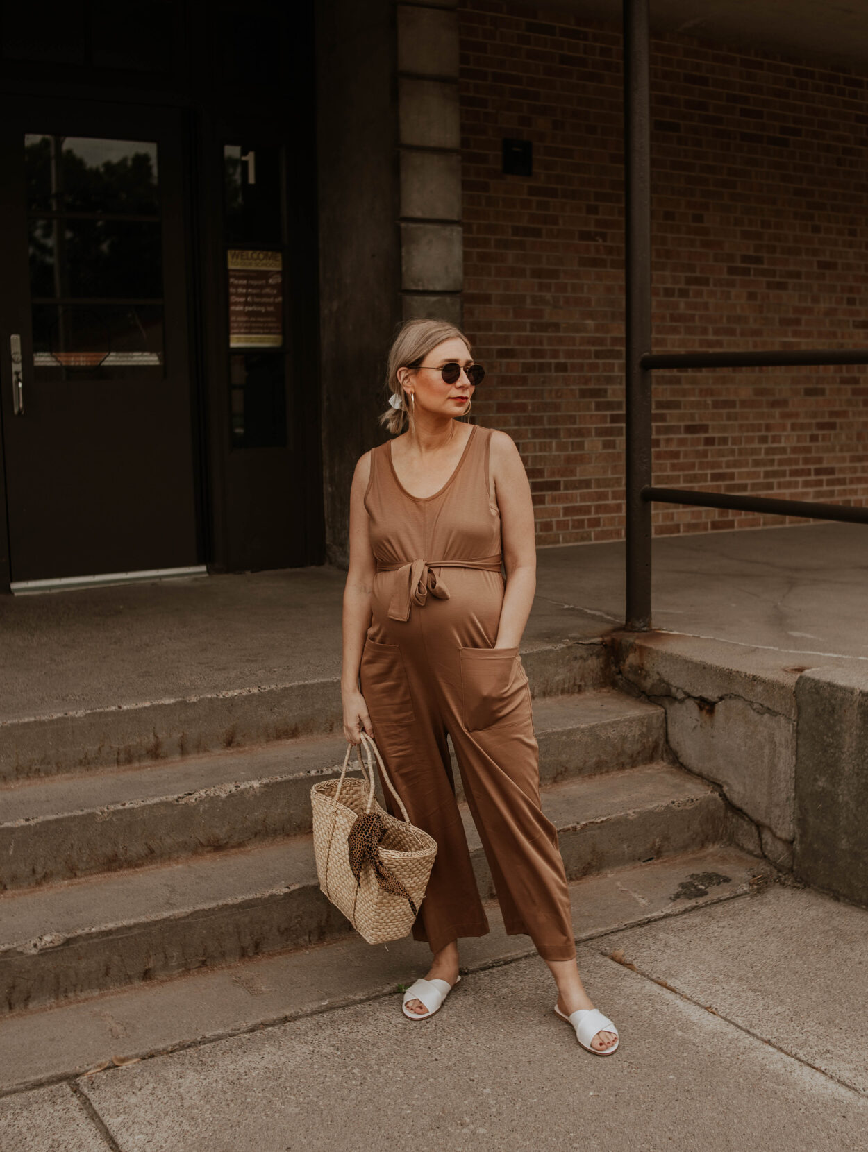 30 Days of Summer Style Day 15: Everlane Luxe Cotton Jumpsuit