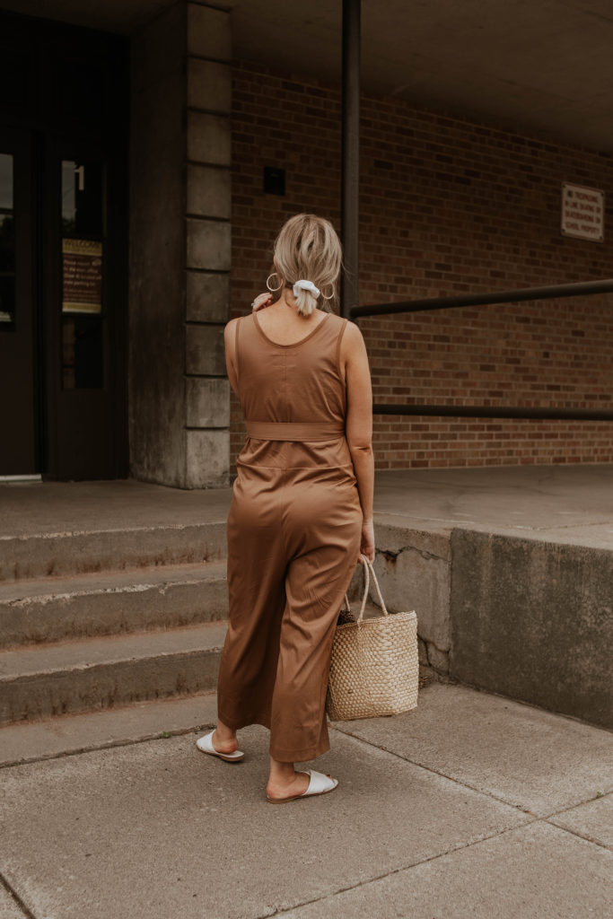 30 Days of Summer Style Day 15: Everlane Luxe Cotton Jumpsuit