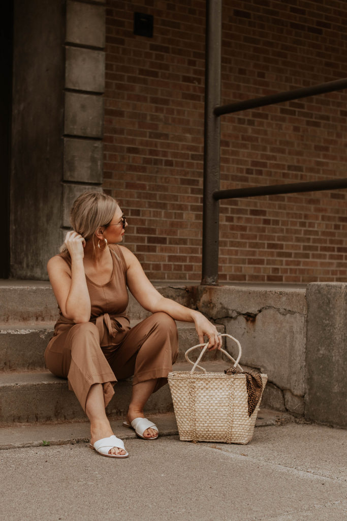 30 Days of Summer Style Day 15: Everlane Luxe Cotton Jumpsuit