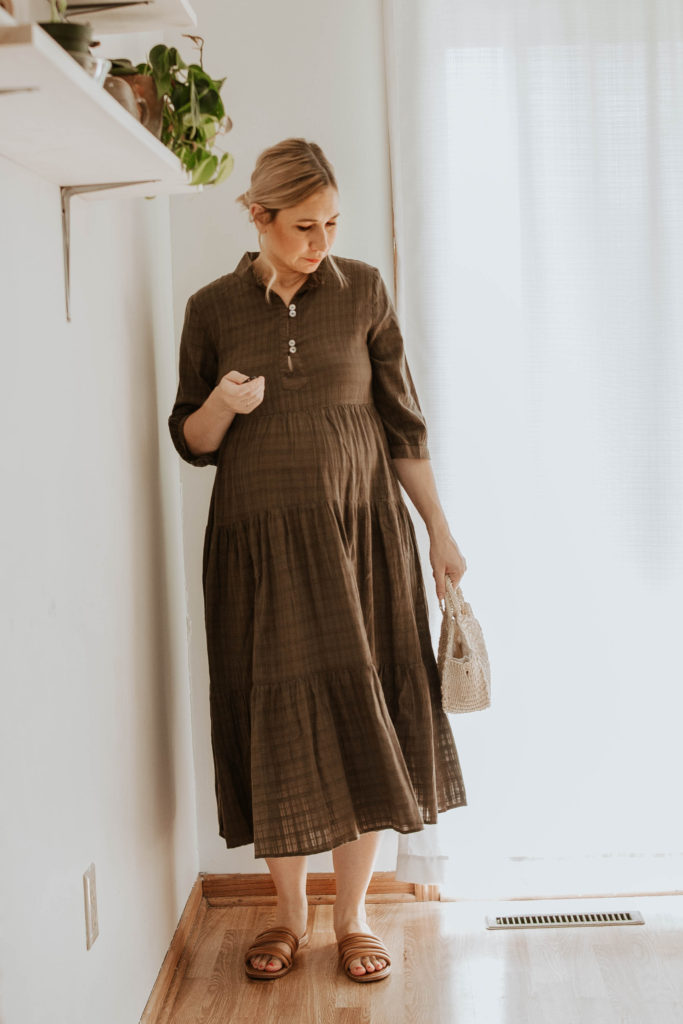 Sugar Candy Mountain Dress, brown dress, maxi dress