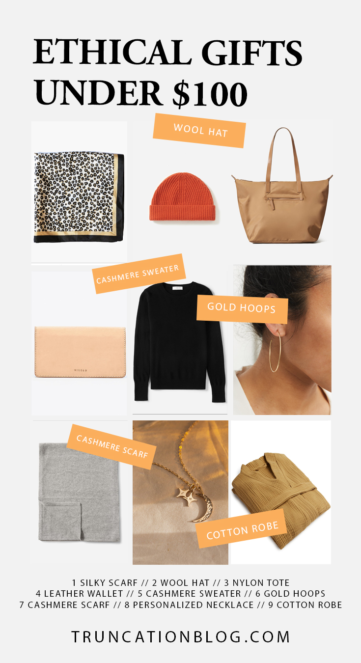 Ethical Clothing Gift Guide: Gifts Under $50, $100, & $300
