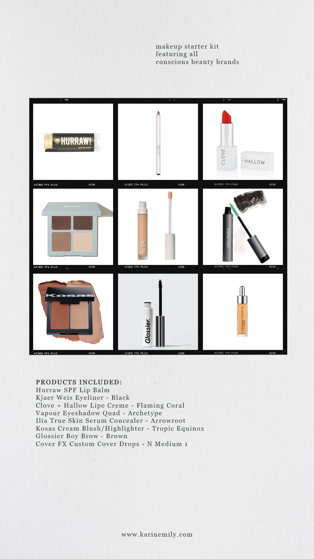 Conscious Starter Makeup Kit Featuring all Conscious Brands + a Tutorial