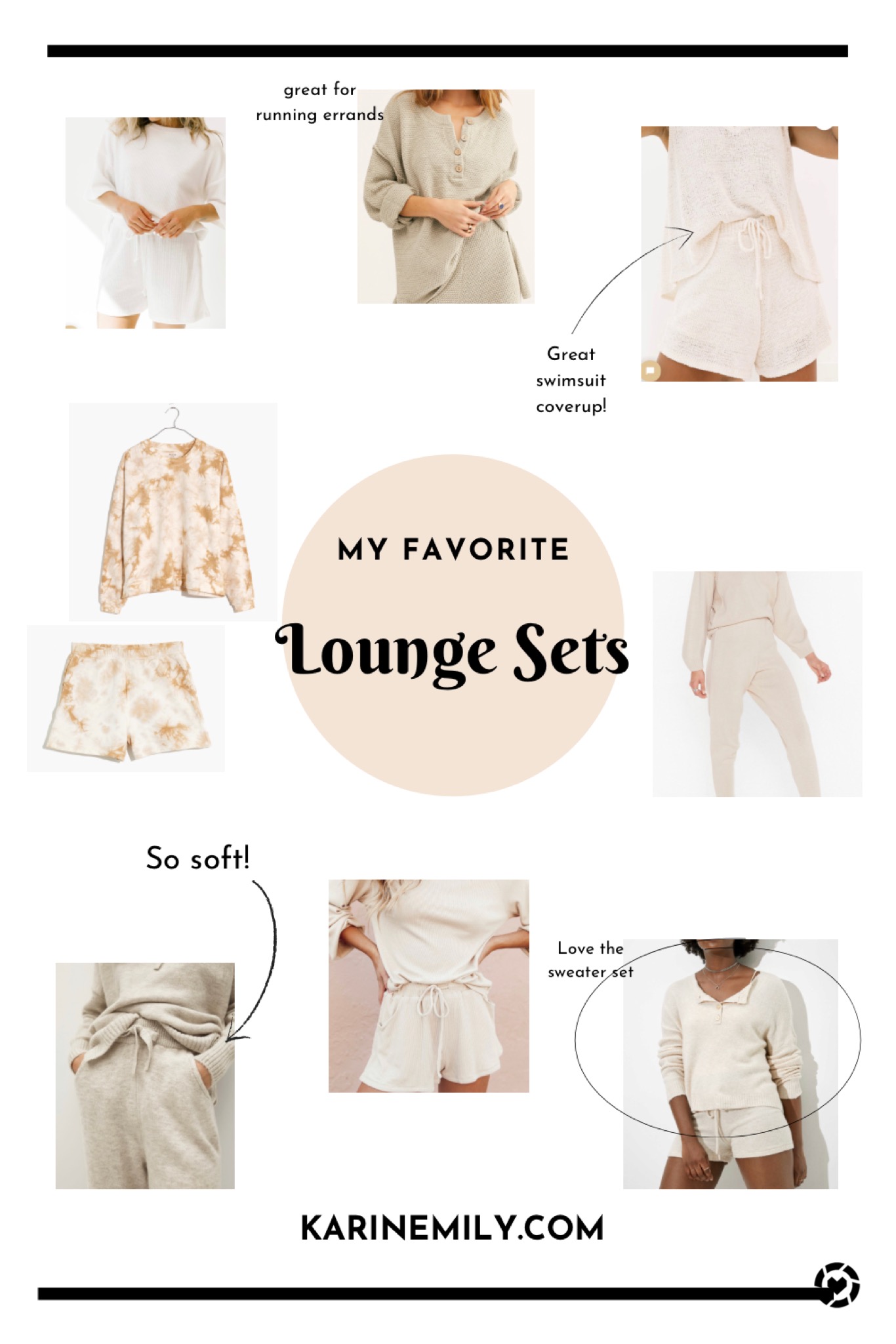 My Favorite Cozy Lounge Sets