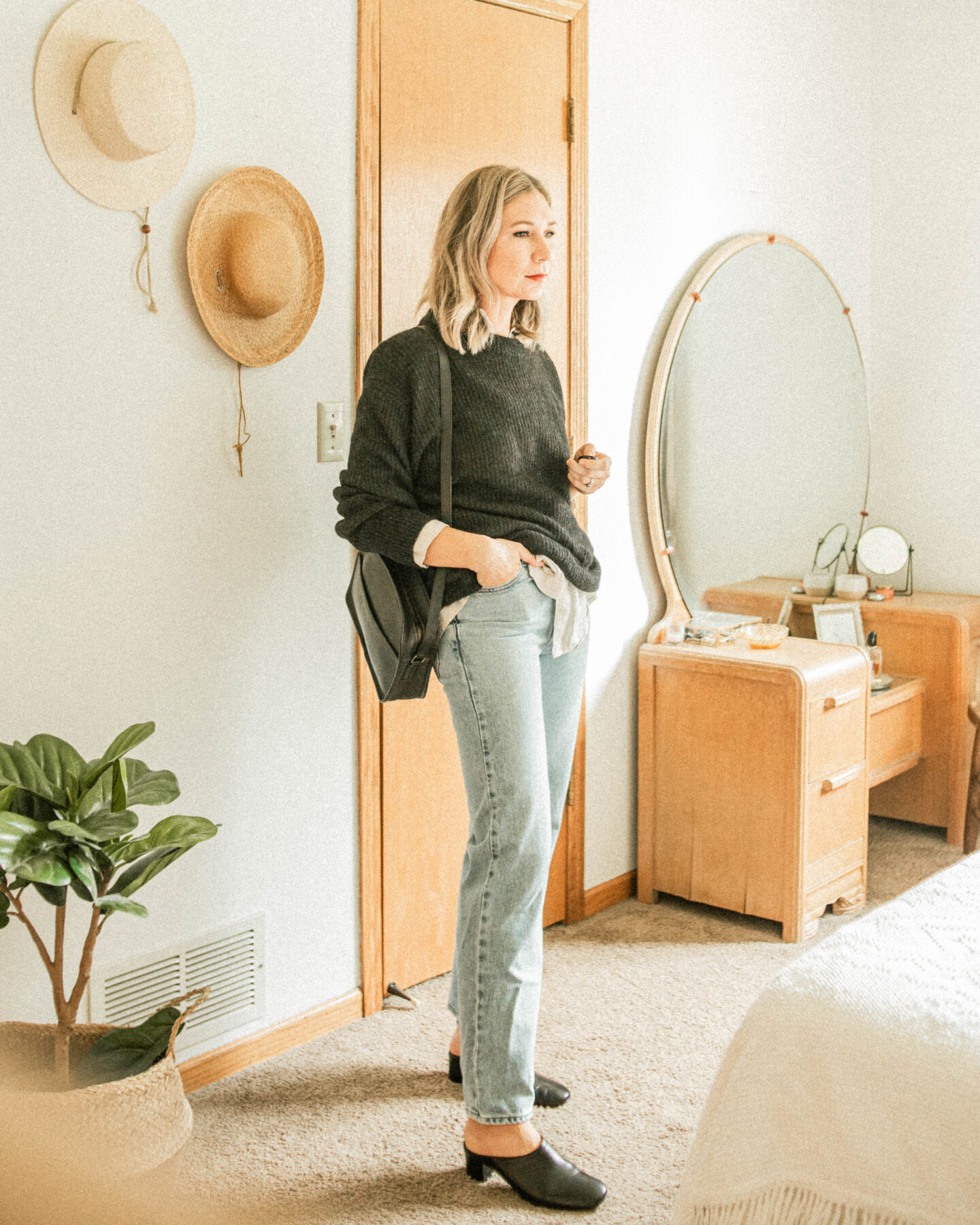 3 Summer to Fall Transition Outfits Feat. New & Old Pieces from Everlane