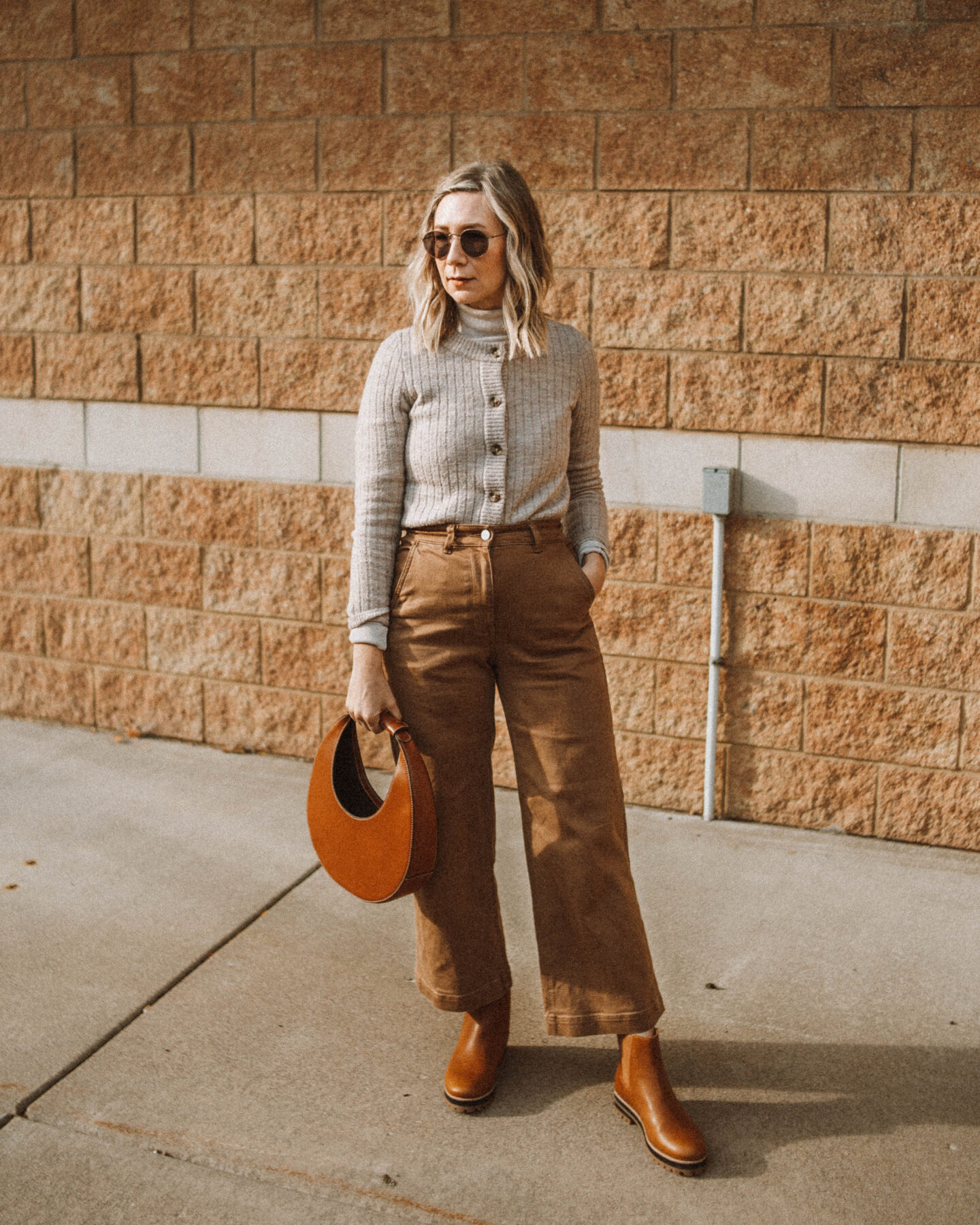 the wide leg crop pant