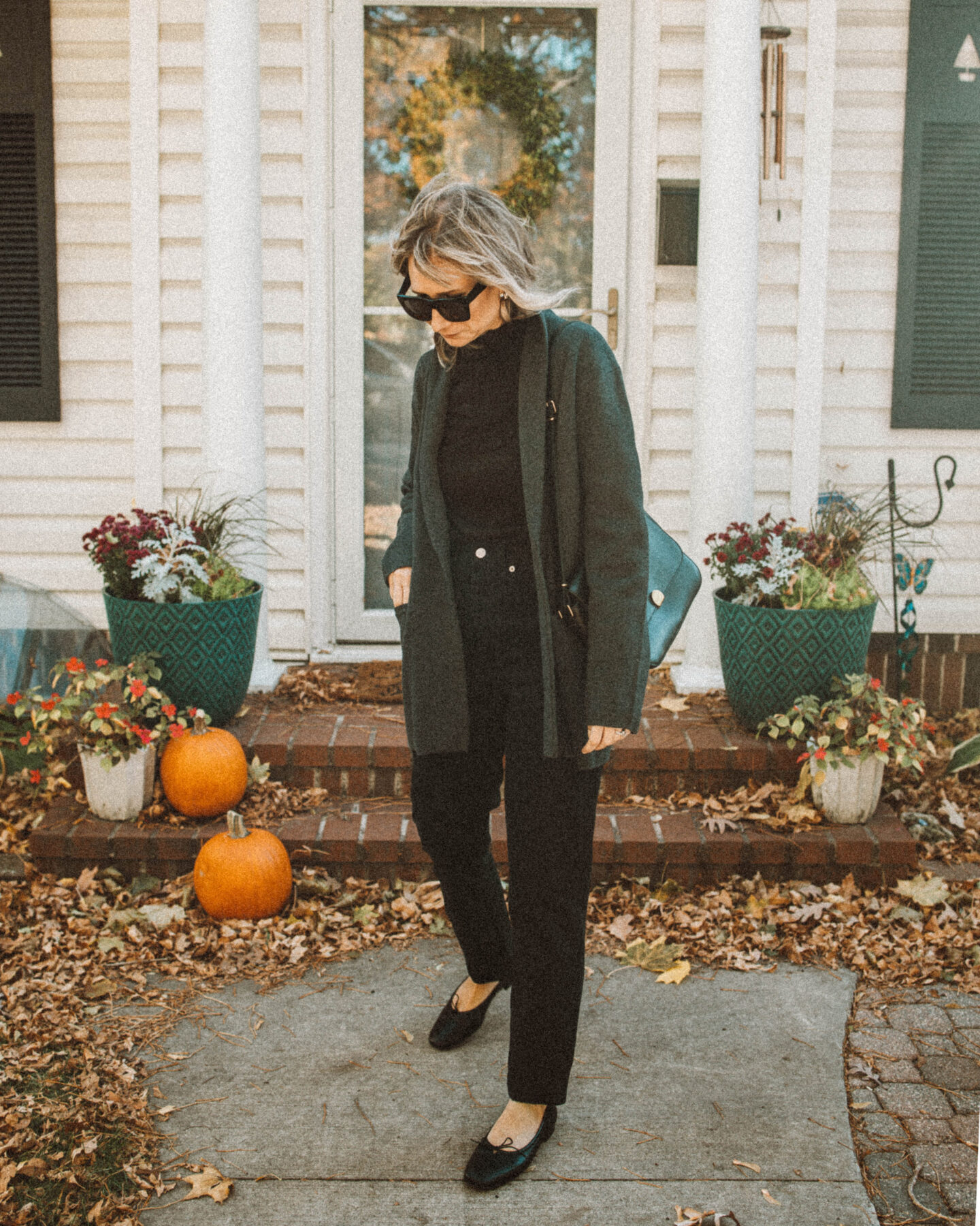 Monochrome Outfit Ideas you can Style for Real Life, J Crew Sweater Blazer