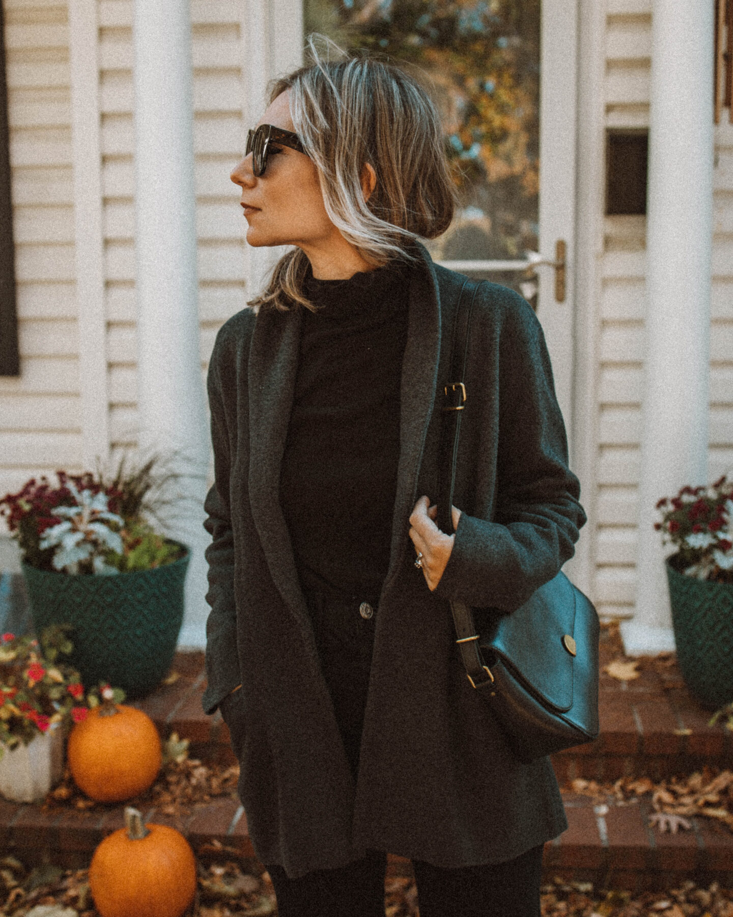 Monochrome Outfit Ideas you can Style for Real Life, J Crew Sweater Blazer