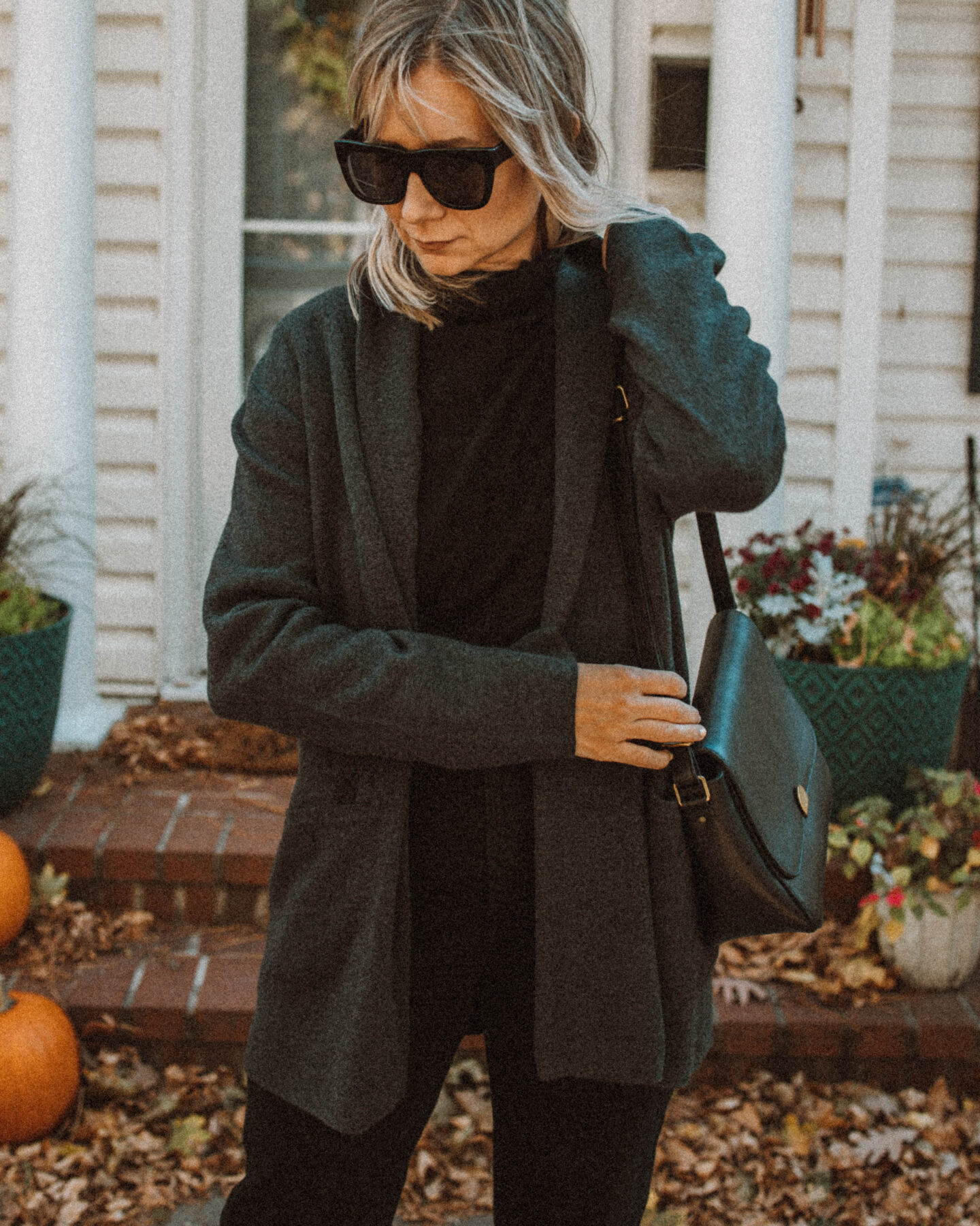 Monochrome Outfit Ideas you can Style for Real Life, J Crew Sweater Blazer