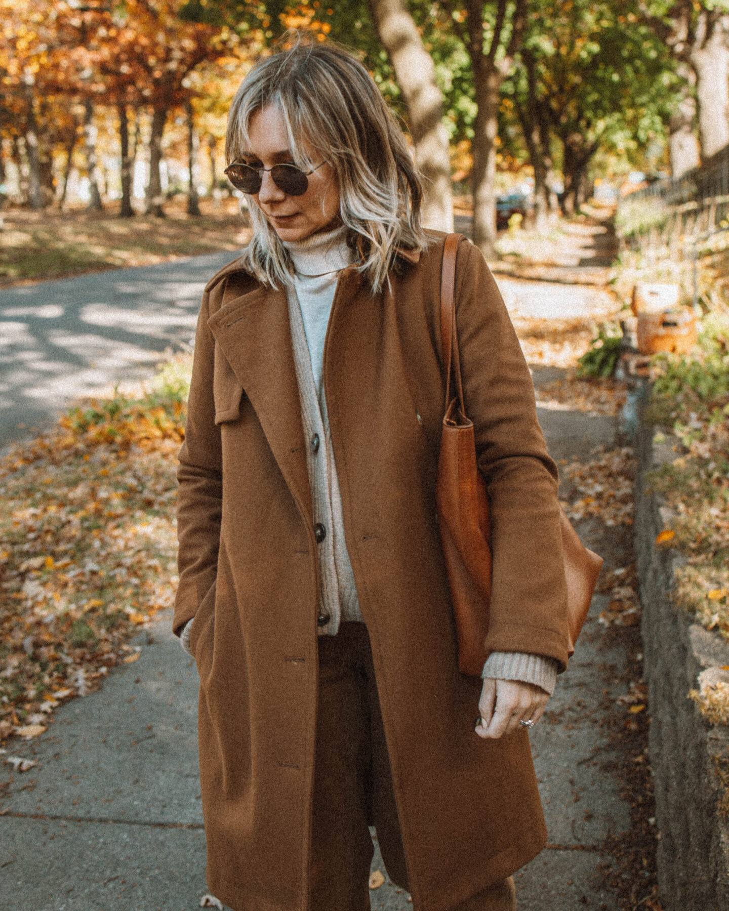 Monochrome Outfit Ideas you can Style for Real Life, Camel Trench Coat