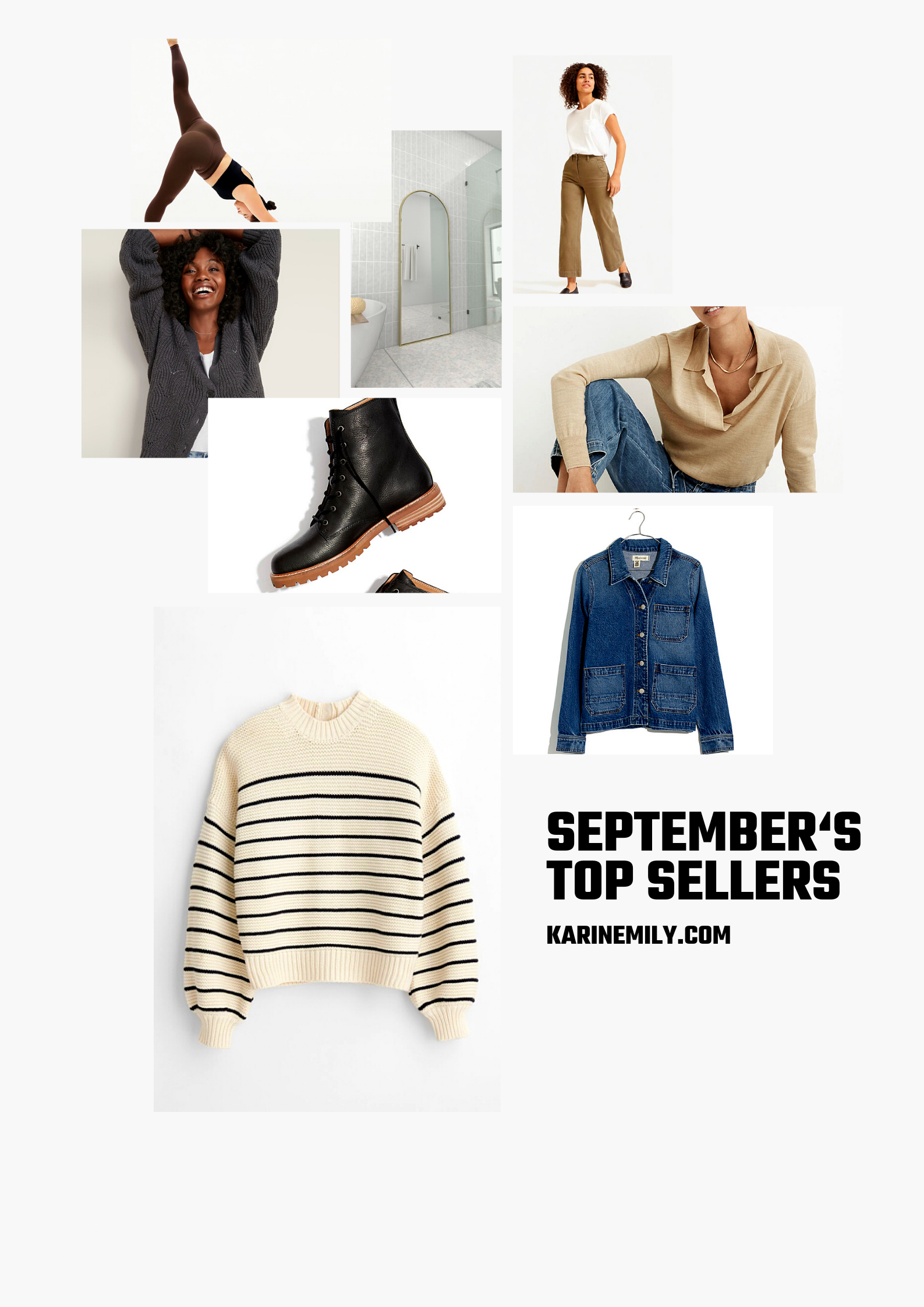 Septembers top sellers