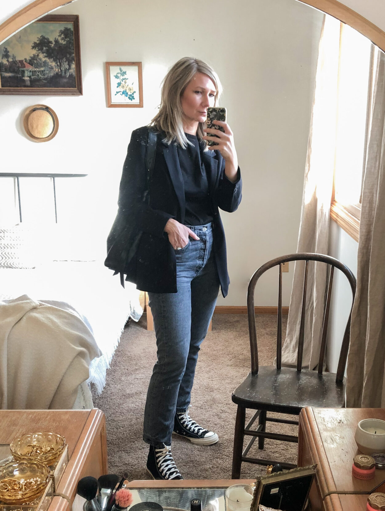 Blazer and Converse: Fall 2020 Ourfits