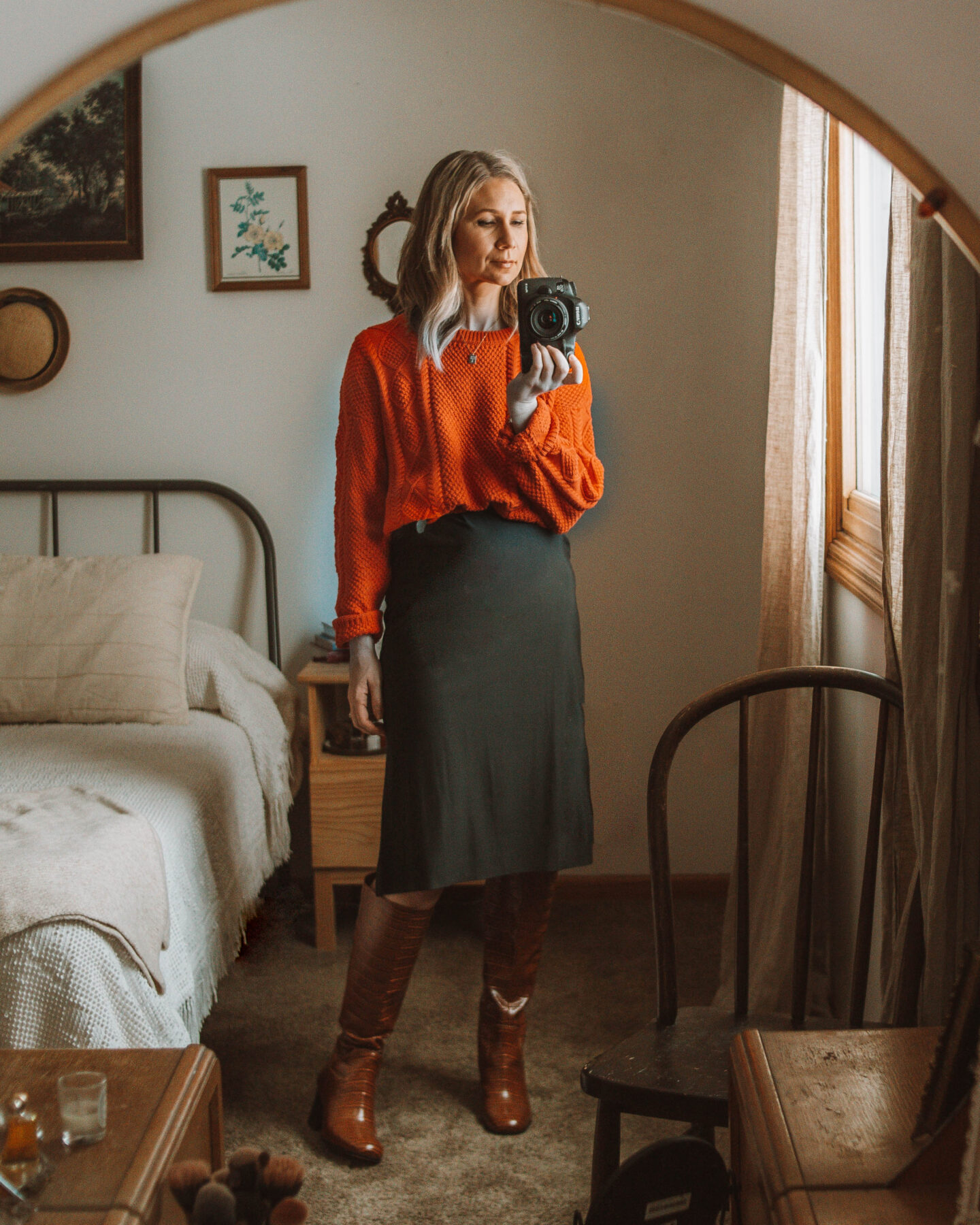 red sweater, valentine's day