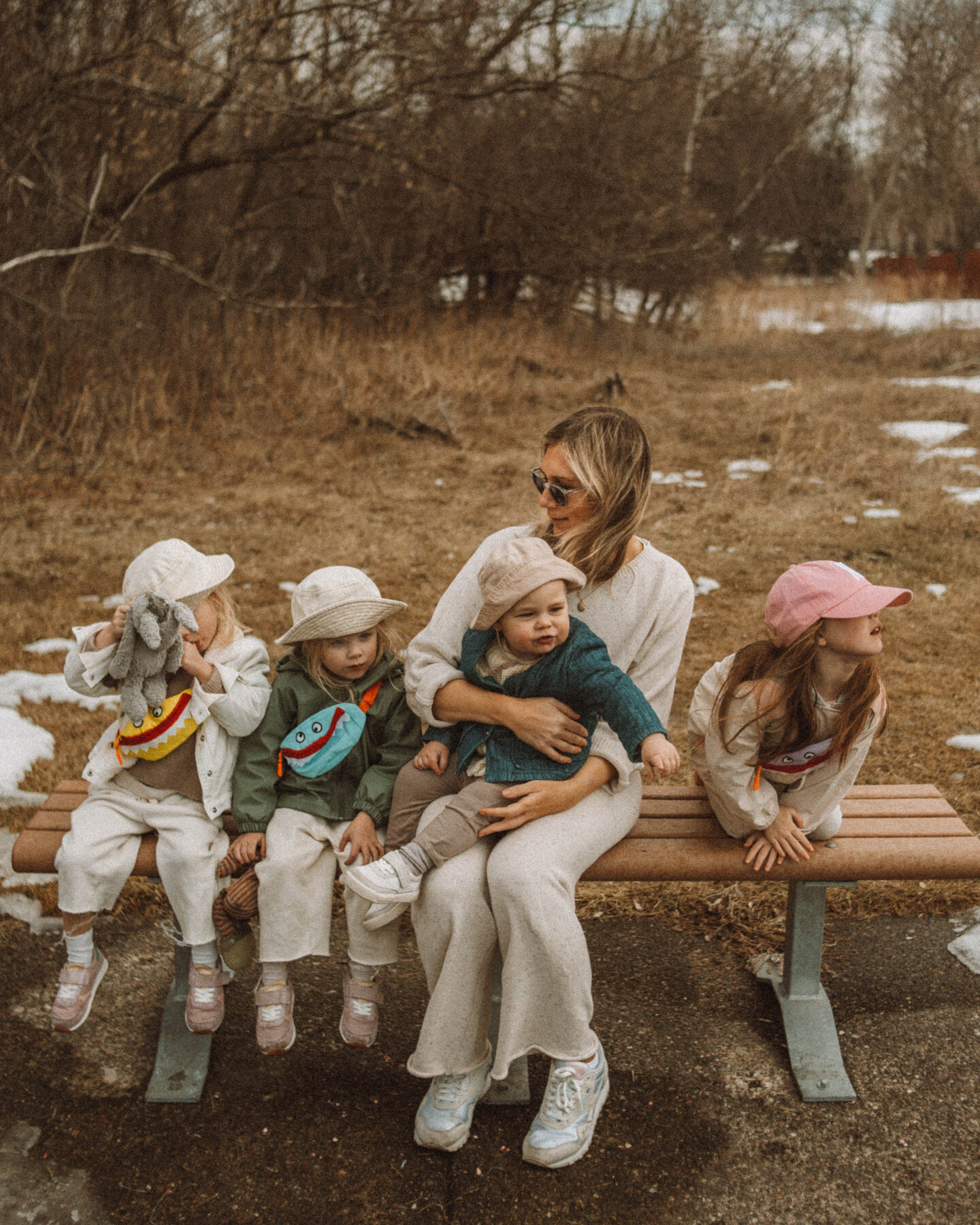 kid fanny packs, cozy knitwear set