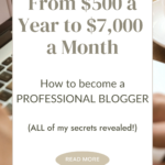 blogging tips, how to make money as a blogger, how to become a full time blogger, how to become a professional blogger