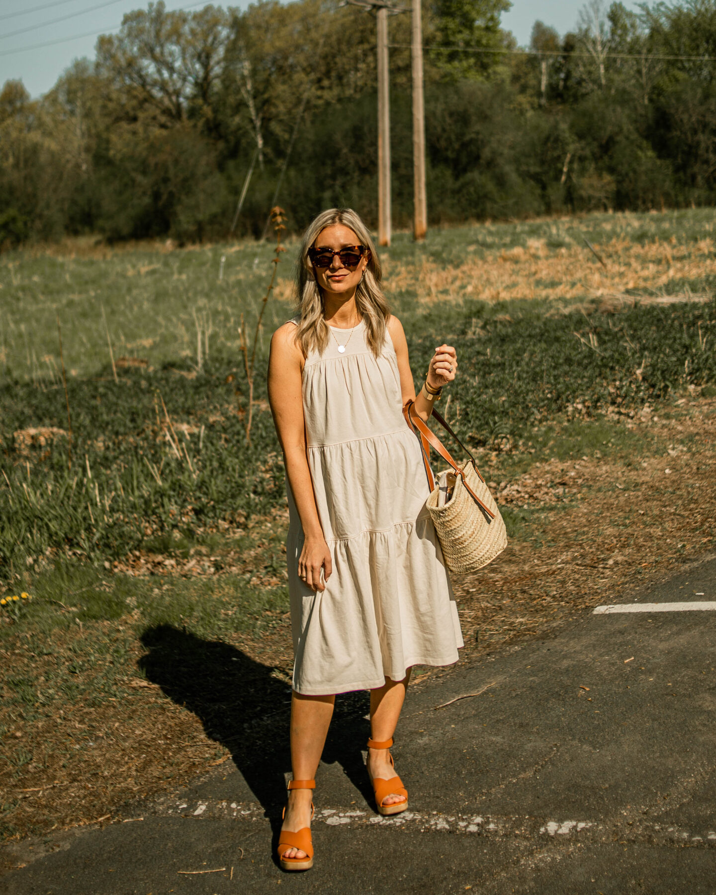 My Favorite Summer Dresses + How I'm Styling Them, Everlane Tiered Dress