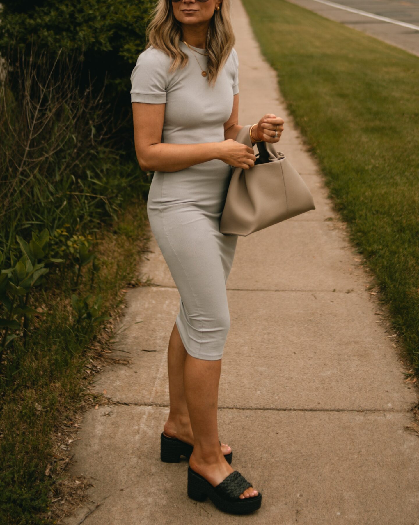 Two Summer Date Night Looks, Red bodysuit