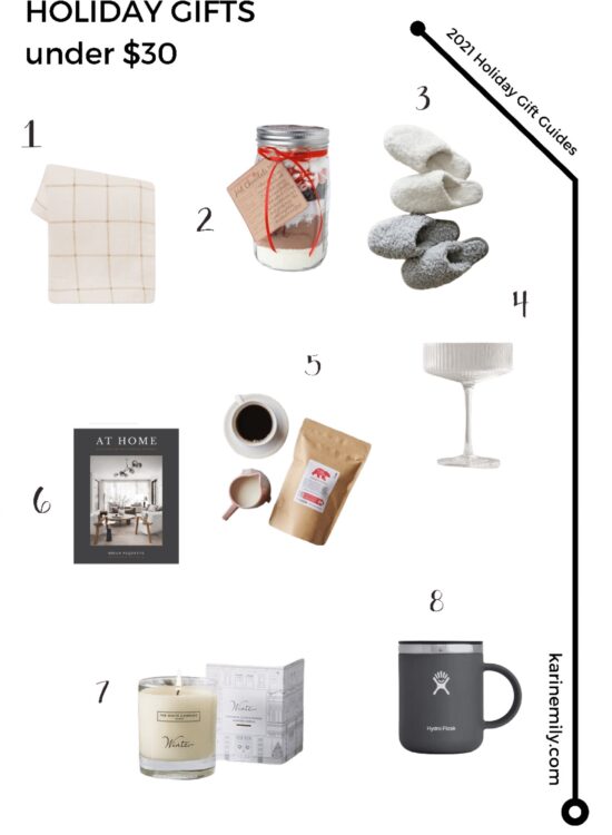 Karin Emily shares her 2021 Holiday Gift Guides for under $30 gifts