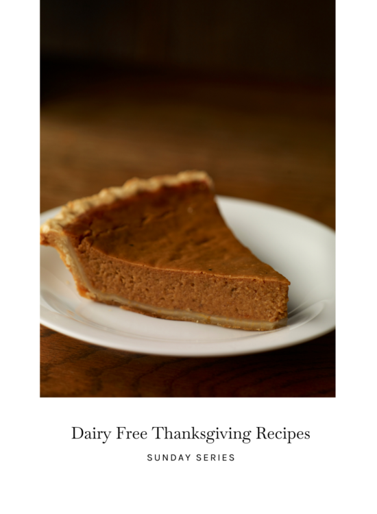 Karin Emily shares a photo of a dairy free slice of pumpkin pie