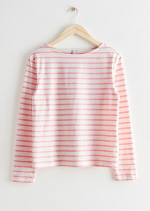 Pink Breton Stripe Tee